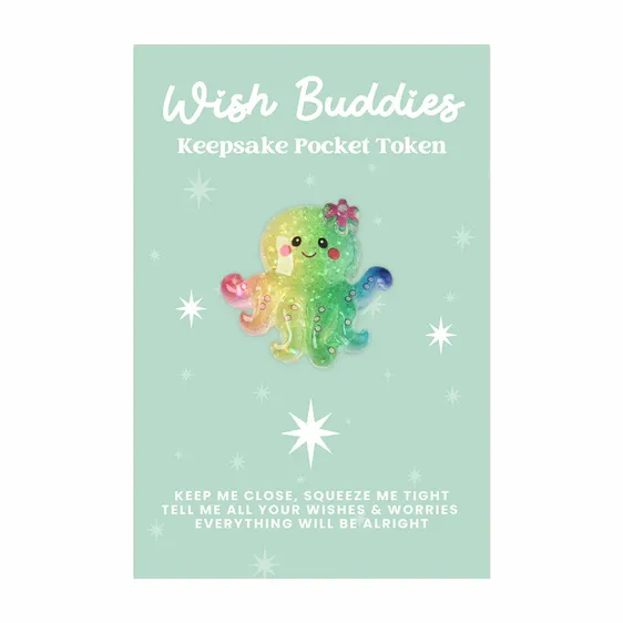 Wish Buddies Pocket Token - Octopus