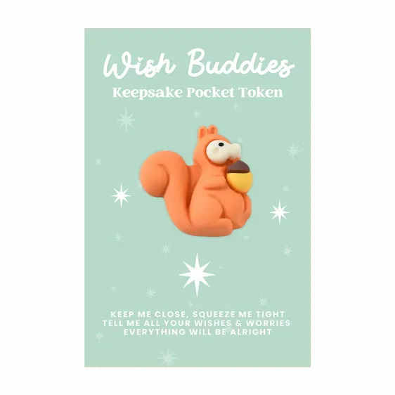 Wish Buddies Pocket Token - Squirrel