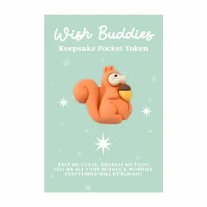 Wish Buddies Pocket Token - Squirrel