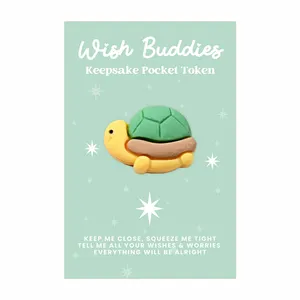 Wish Buddies Pocket Token - Tortoise