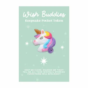 Wish Buddies Pocket Token - Unicorn