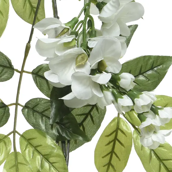 Wisteria Artificial Garland - White - image 1