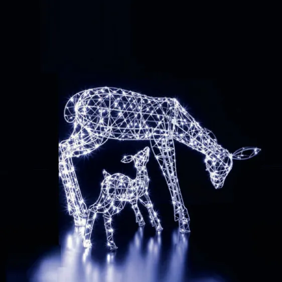 Woburn Wire Deer & Fawn