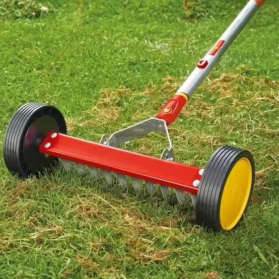 Wolf Garten Multi-Change Moss Removal Roller Rake