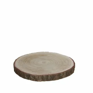 Wood Slice Pot Stand Ø30cm
