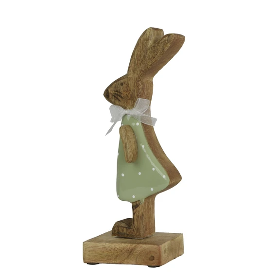 Wooden Bunny Ornament - image 3