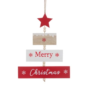 Wooden Merry Christmas Hanging Sign