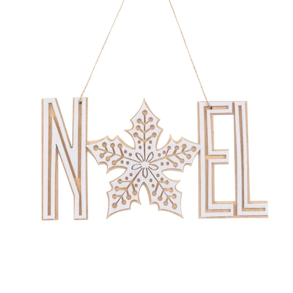 Wooden Noel Hanging Sign