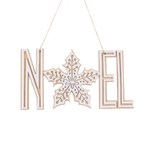 Wooden Noel Hanging Sign