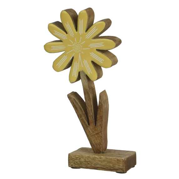 Wooden Spring Flower Ornament - image 1