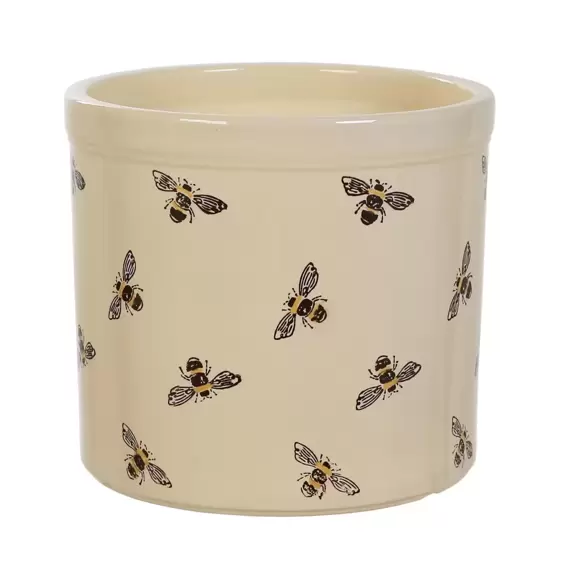 Woodlodge Bee Painted Cylinder 24cm