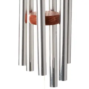 Woodstock Chimes Amazing Grace Silver Windchime - Medium - image 3