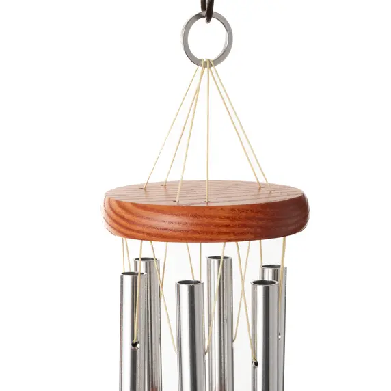 Woodstock Chimes Amazing Grace Silver Windchime - Medium - image 2