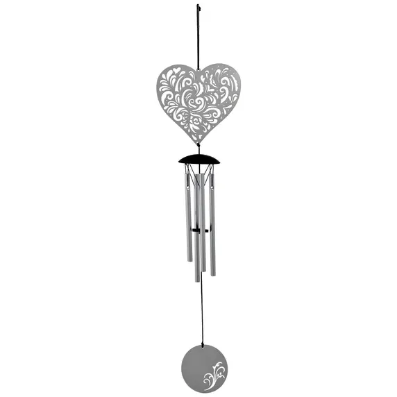 Woodstock Chimes Flourish Heart Windchime