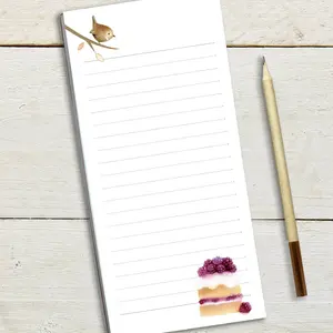 Wren & Cake Magnetic Notepad - image 2