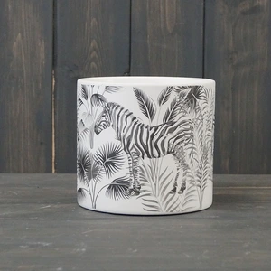 Zebra Print Pot Ø12cm