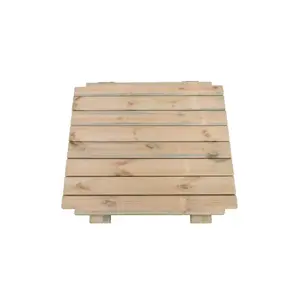 Zest Square Sleeper Raised Bed Base