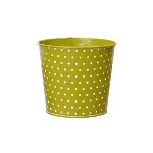 Zinc Round Polka Dot Planter - image 2