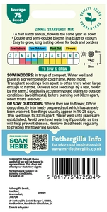 Zinnia Starburst Mixed - image 2