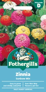 Zinnia Sunbow Mixed - image 1