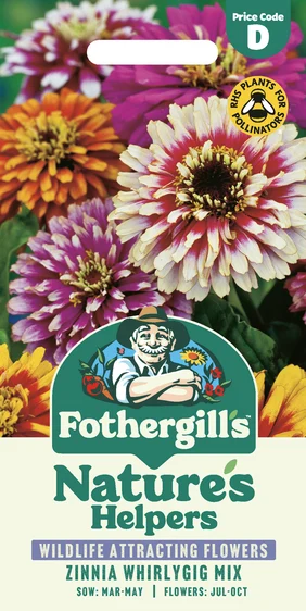 Zinnia Whirlygig Mixed Seeds - image 1