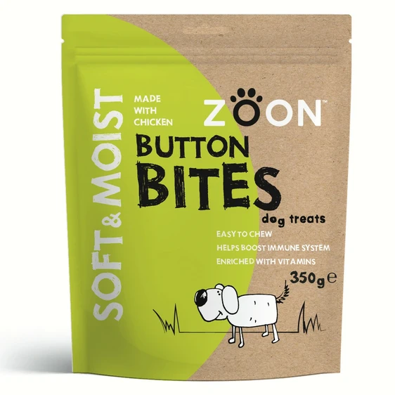 Zoon Soft & Moist Dog treats - Chicken Button Bites - image 1