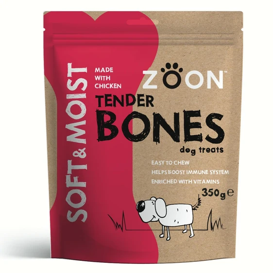 Zoon Soft & Moist Dog treats - Chicken Tender Bones - image 1